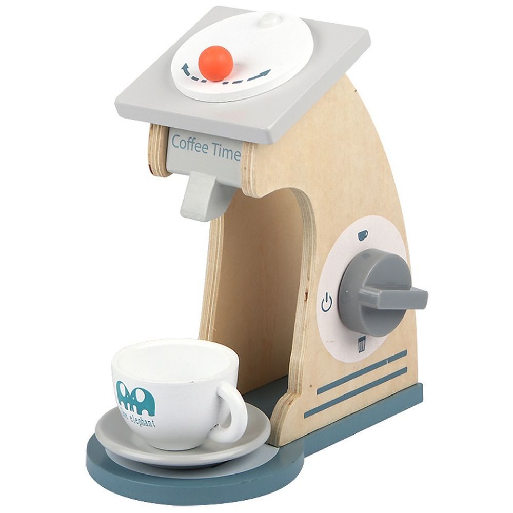 Little Angel - Kids Wooden Coffee Maker Toy Pretend Play Set