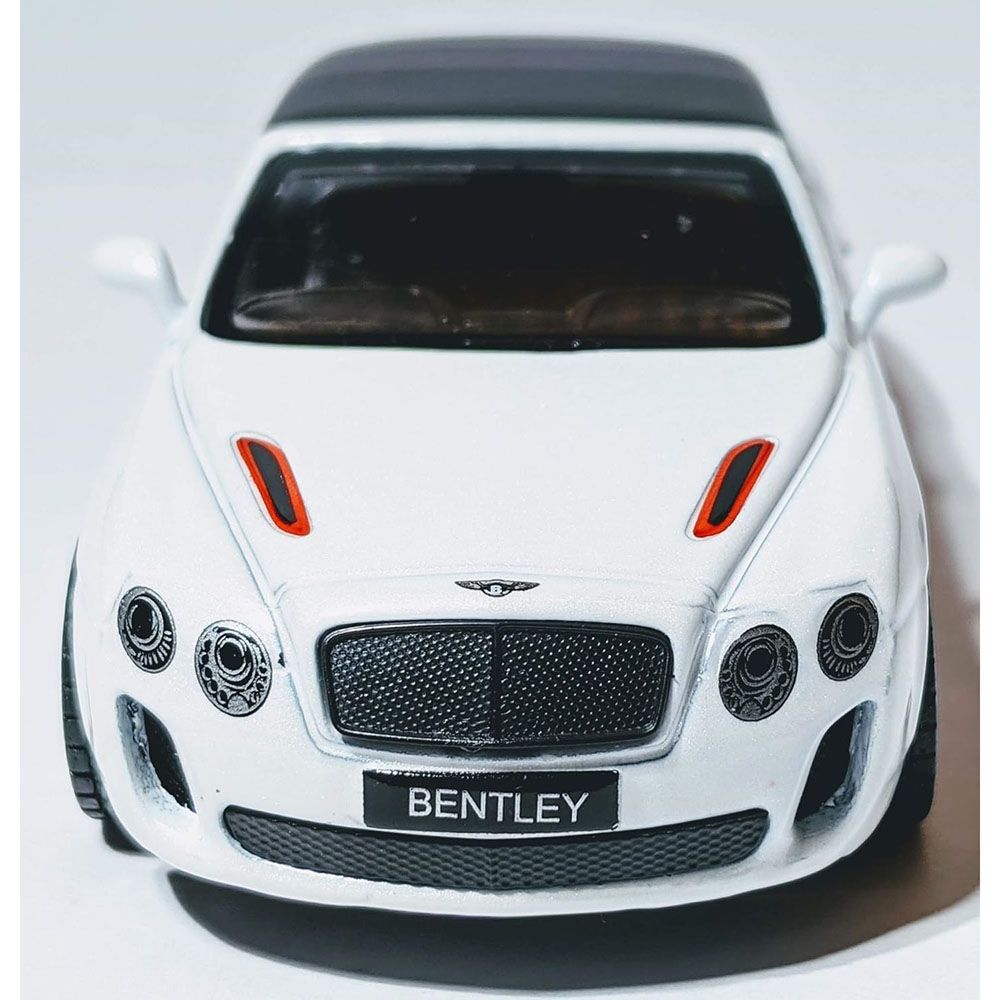 Msz - 1/32 Bentley Continental Super Sports Isr Car Die-Cast Replica - White