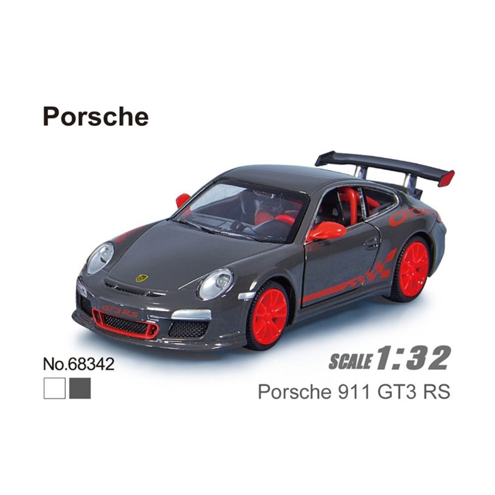 Msz - 1/32 Porsche 911 Gt3 Rs Car Die-Cast Replica - Dark Grey