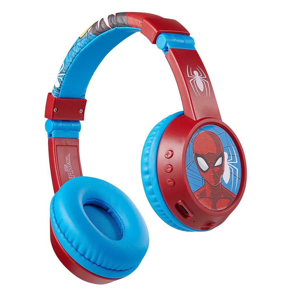 Volkano - Padded Bluetooth Headphones - Marvel Spiderman