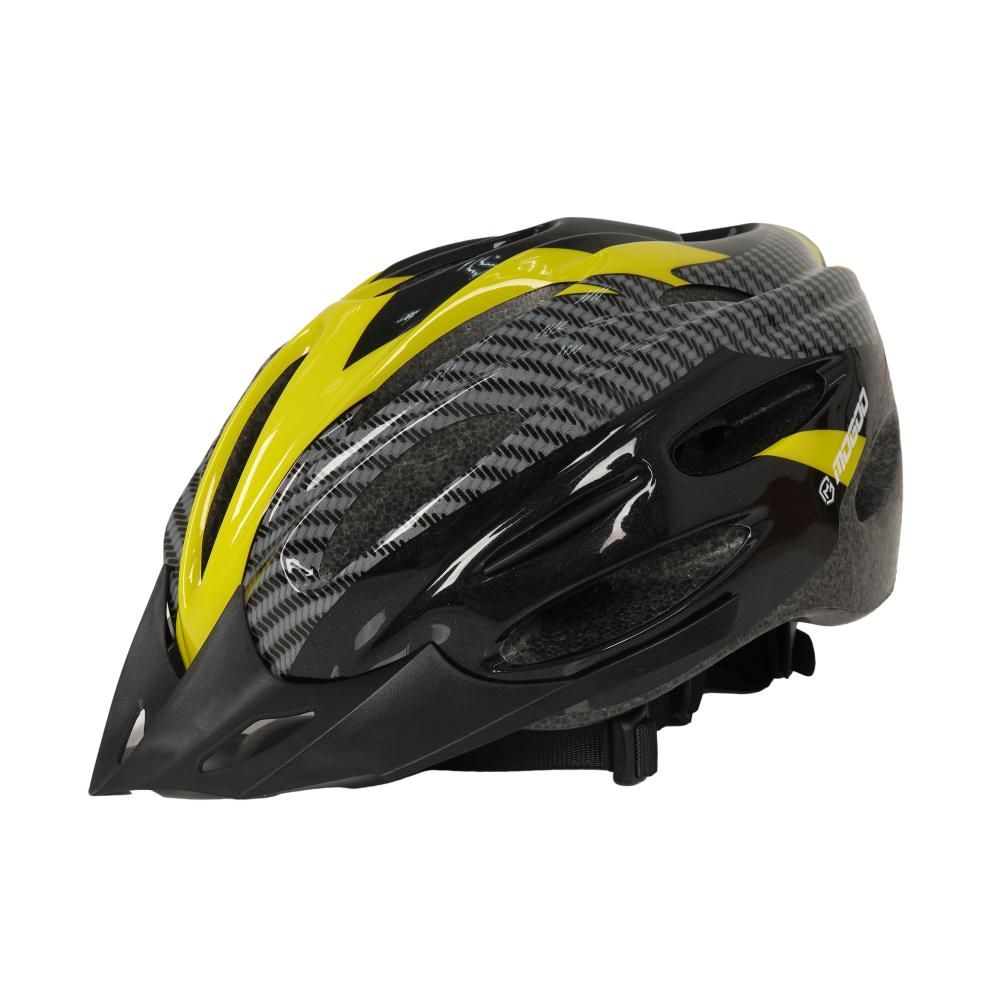 Mogoo - Adult Sports Helmet Large - Black & Yellow