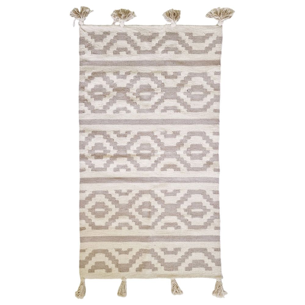 Aiida - Mushroom Sunoon Rug - Beige - Small