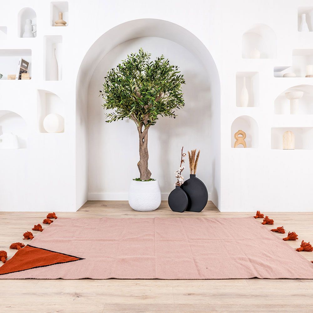 Aiida - Farida Orange Rug - Pink