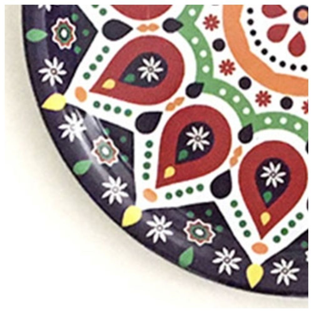 Aiida - Dark Colorful Metal Plate - 13 cm