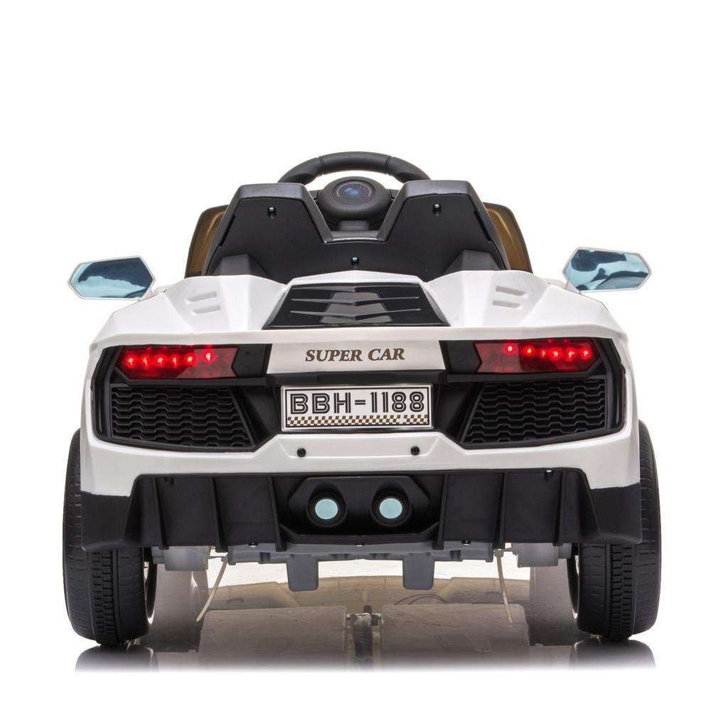 Myts - Lambo Styled Ride-On Car With Remote Contol - White