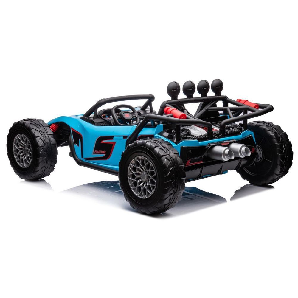 Myts - 2-Seater Monster Ride-On Car - Blue - 24 V