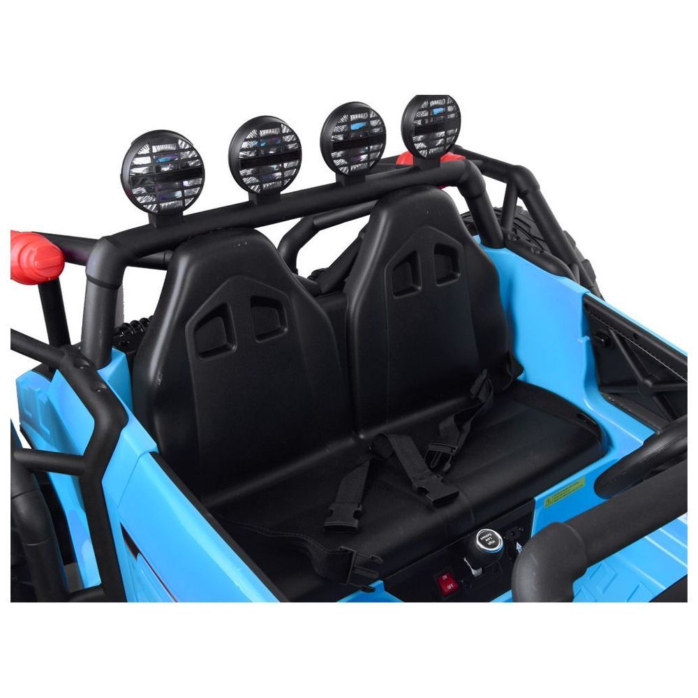 Myts - 2-Seater Monster Ride-On Car - Blue - 24 V