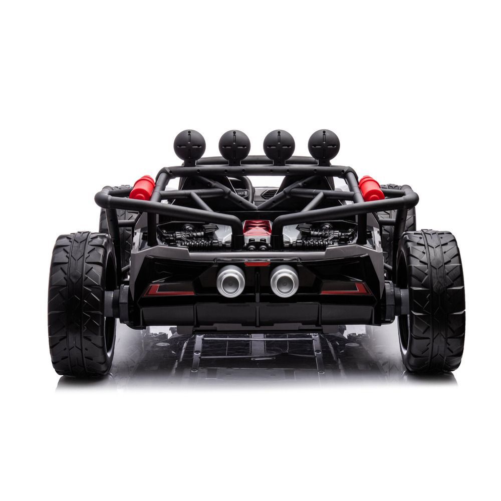 Myts - 2-Seater Monster Ride-On Car - Grey - 24 V