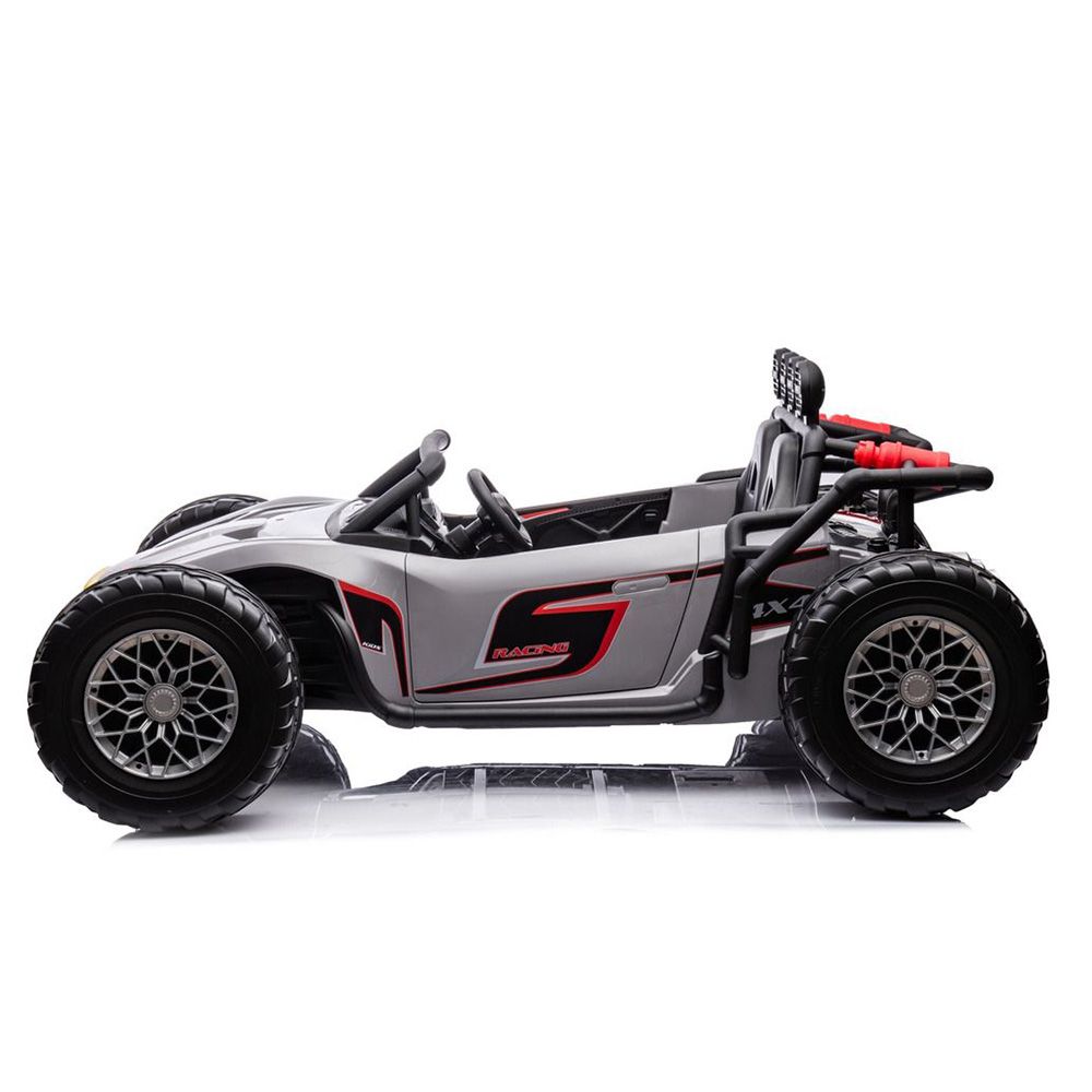 Myts - 2-Seater Monster Ride-On Car - Grey - 24 V