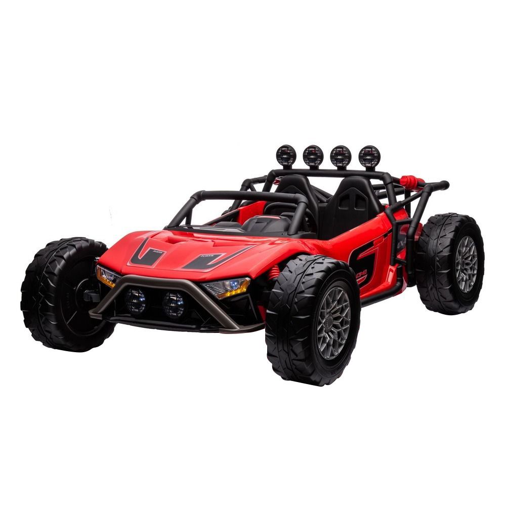 Myts - 2-Seater Monster Ride-On Car - Red - 24 V