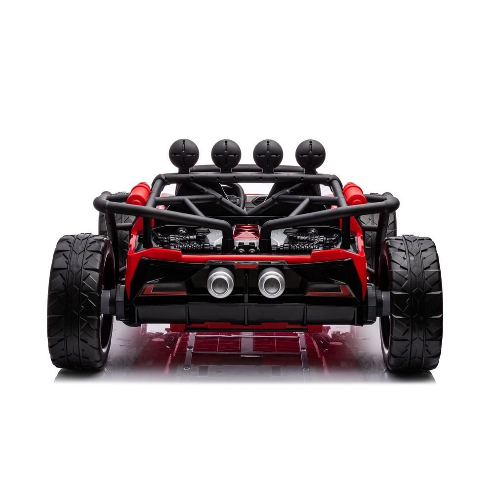 Myts - 2-Seater Monster Ride-On Car - Red - 24 V