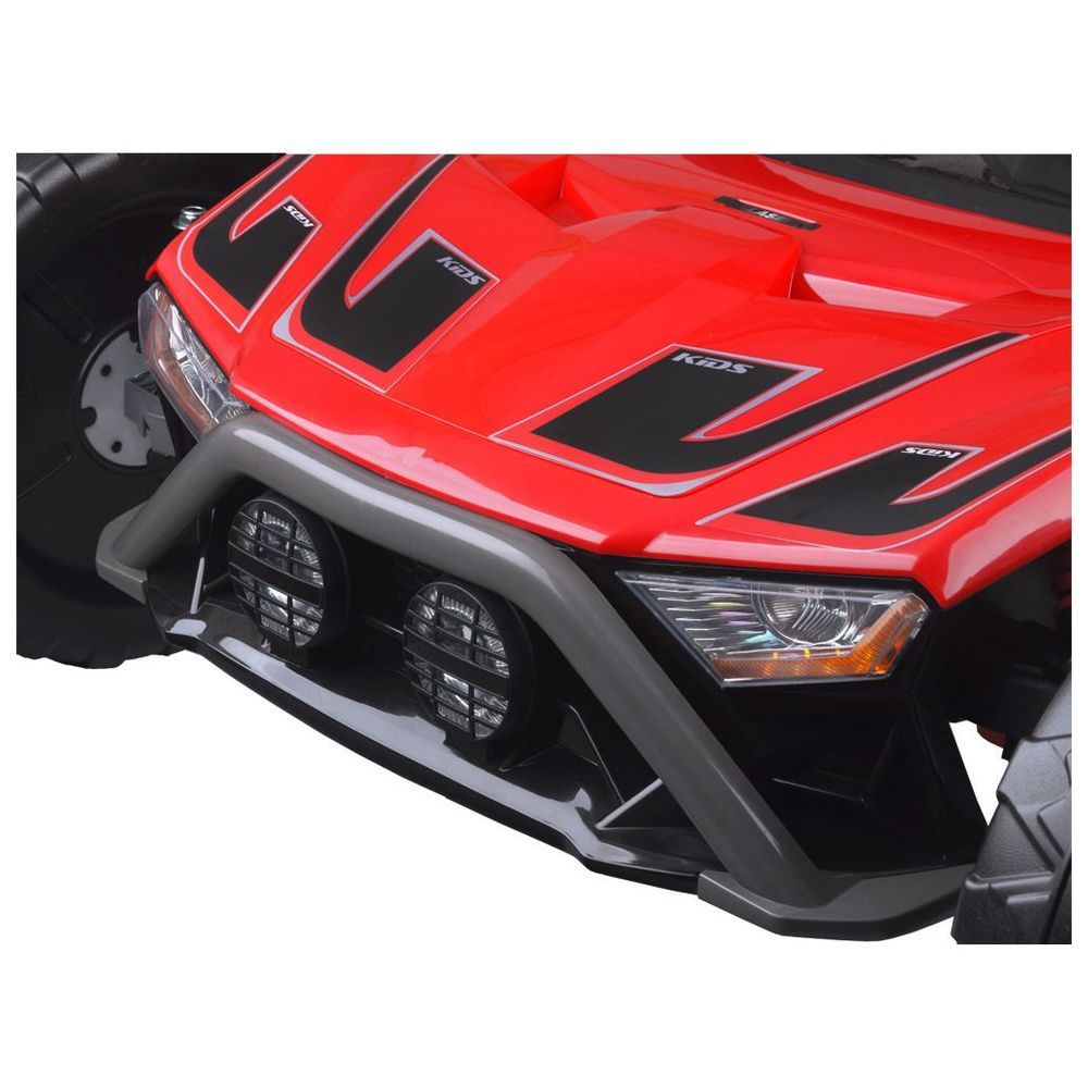 Myts - 2-Seater Monster Ride-On Car - Red - 24 V