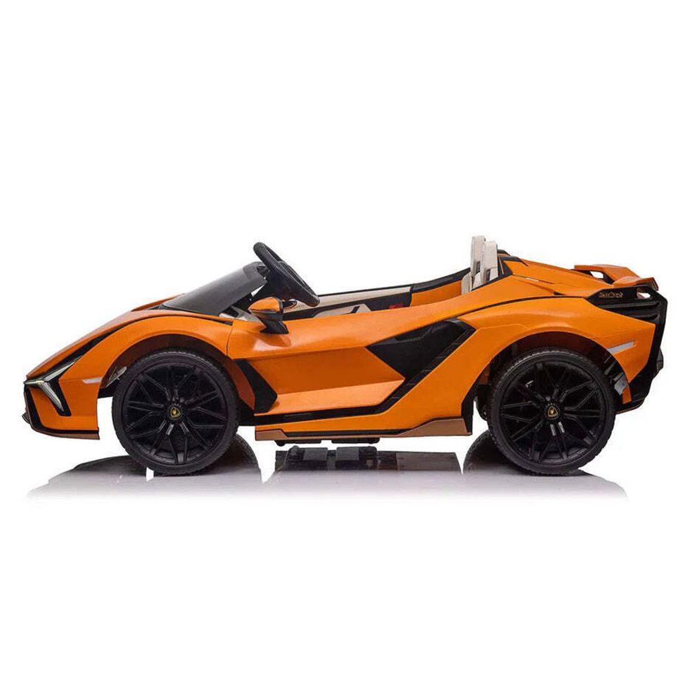 Myts - 2-Seater Lamborghini Sian Ride-On Car - Orange - 12 V