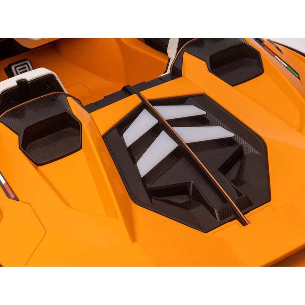 Myts - 2-Seater Lamborghini Sian Ride-On Car - Orange - 12 V