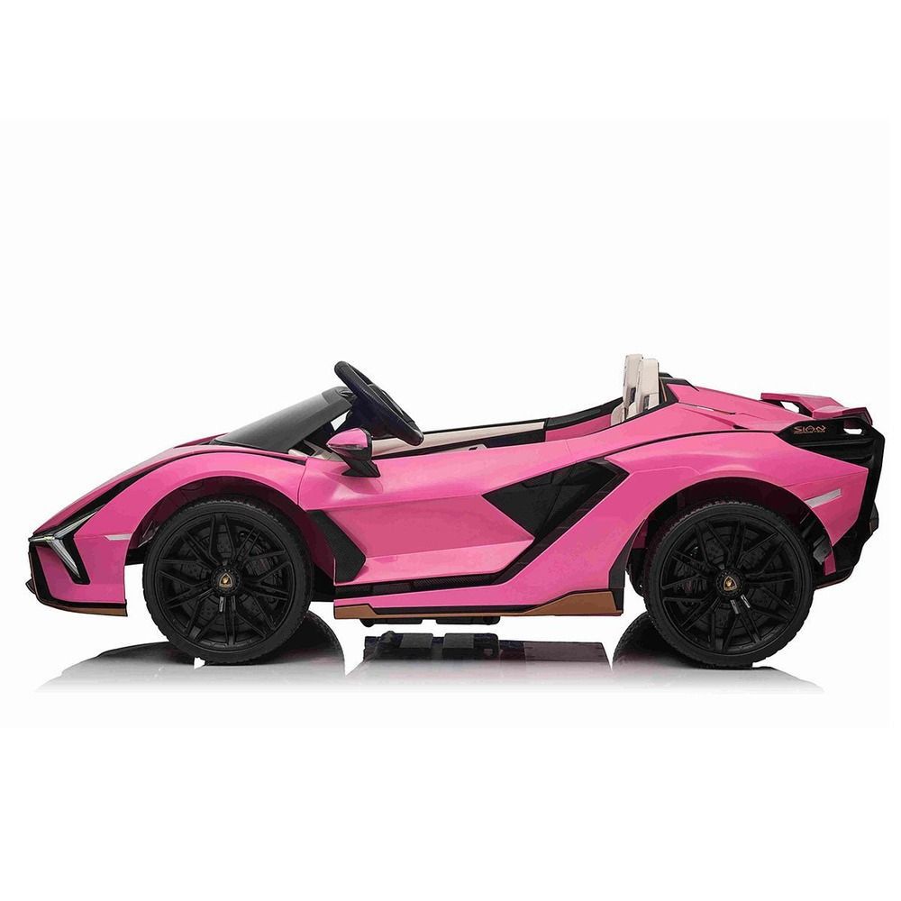 Myts - 2-Seater Lamborghini Sian Ride-On Car - Pink - 12 V