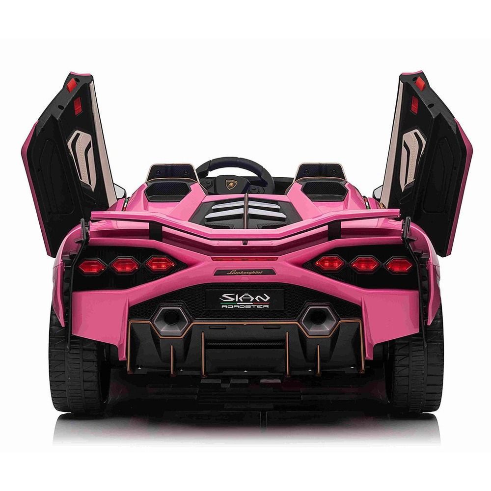 Myts - 2-Seater Lamborghini Sian Ride-On Car - Pink - 12 V