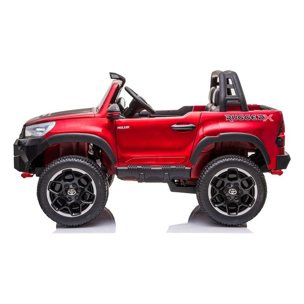 Myts - Licensed Toyota Hilux Electric Ride-On Car - Red - 12 V