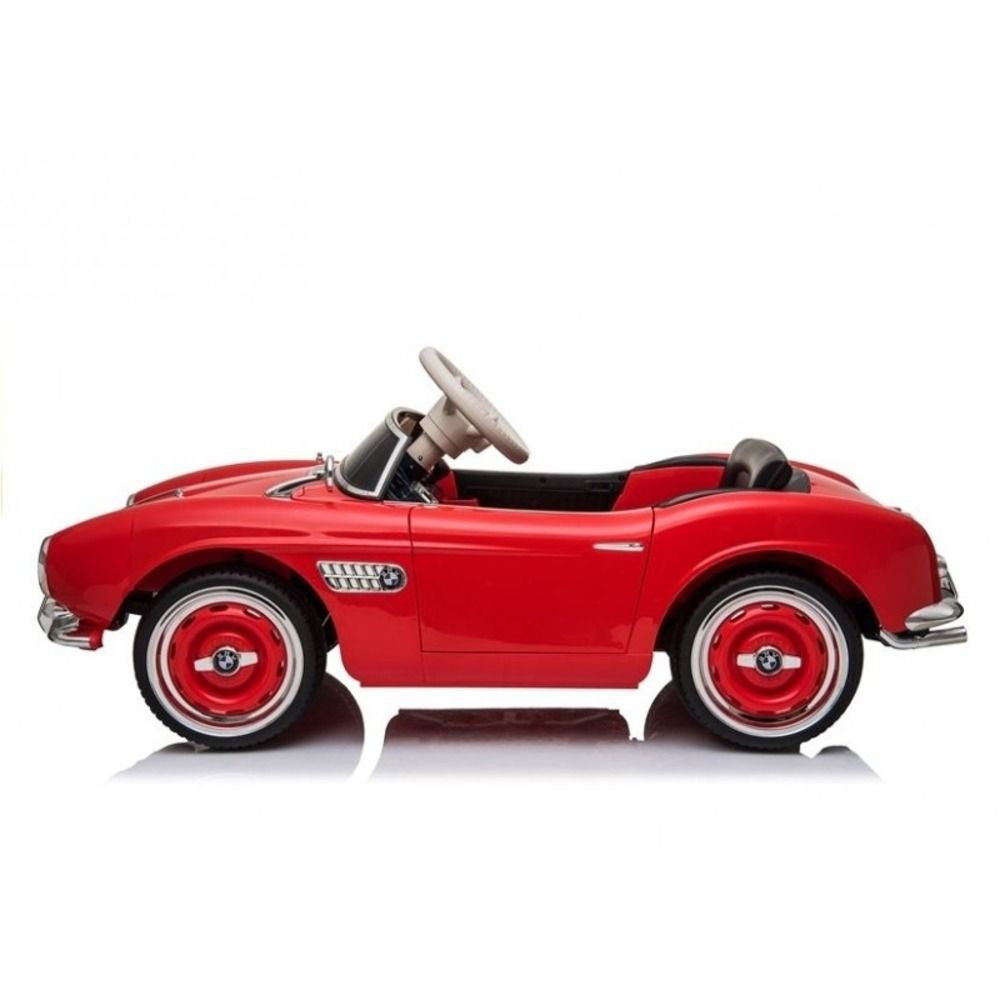 Myts - BMW Vintage Driver Electric Kids Ride-On Car - Red - 12 V