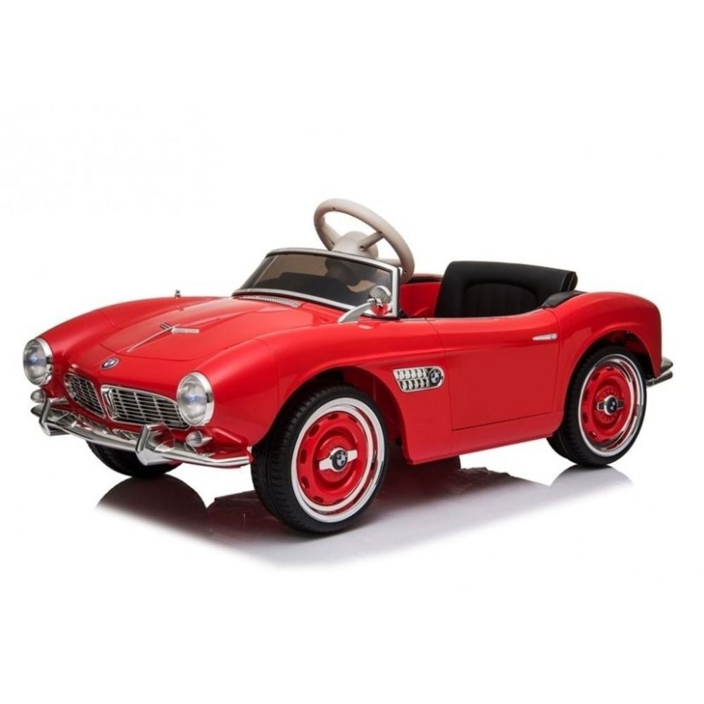 Myts - BMW Vintage Driver Electric Kids Ride-On Car - Red - 12 V