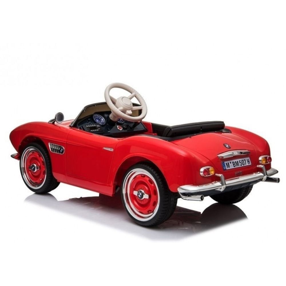 Myts - BMW Vintage Driver Electric Kids Ride-On Car - Red - 12 V