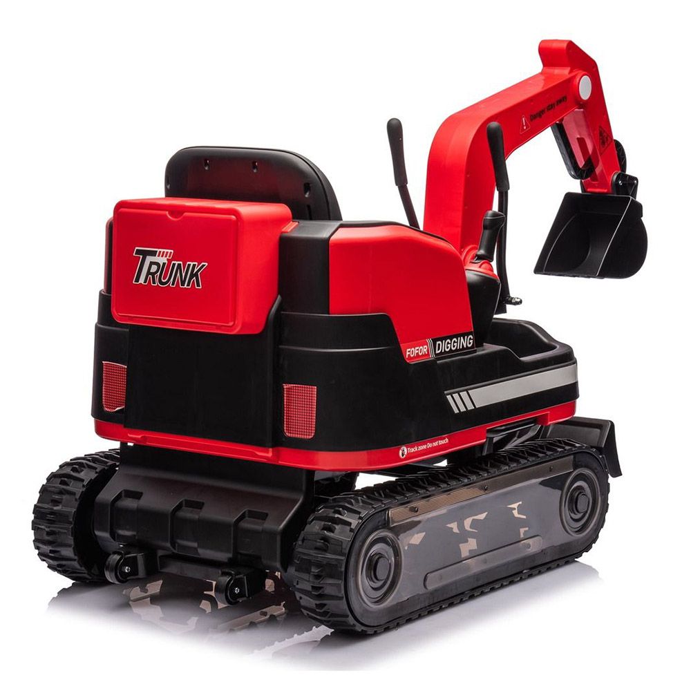 Myts - Mini Engineer Remote Control Ride-On Excavator - Red