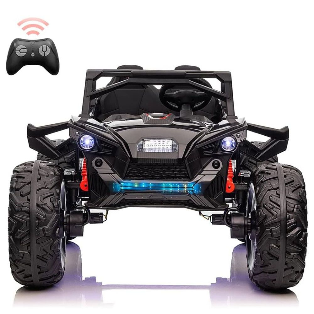 Myts - Remote Control ATV Golf Buggy UTV - Black - 12 V