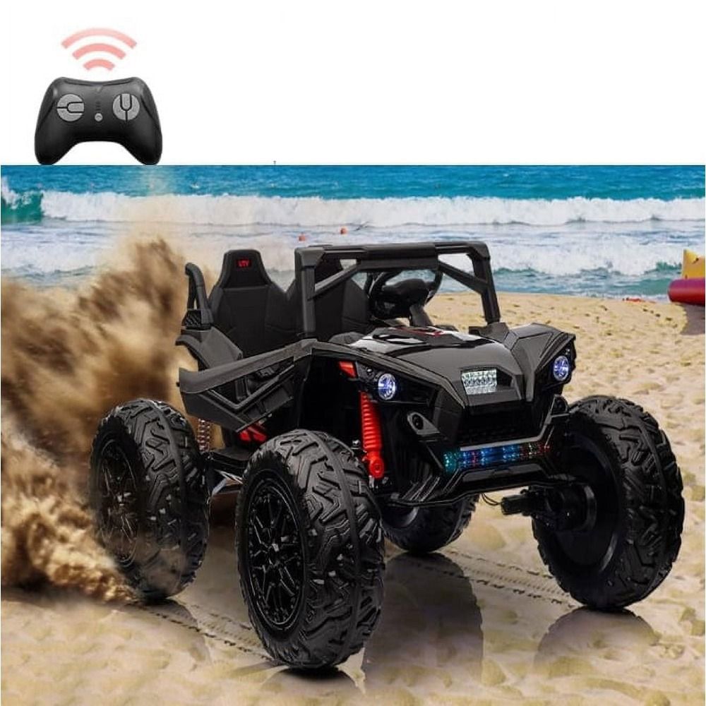 Myts - Remote Control ATV Golf Buggy UTV - Black - 12 V