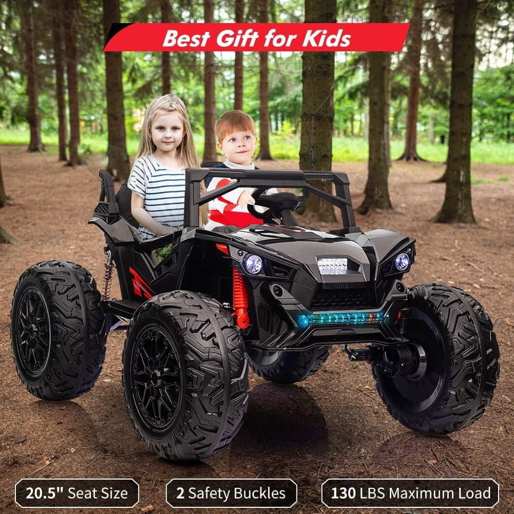 Myts - Remote Control ATV Golf Buggy UTV - Black - 12 V