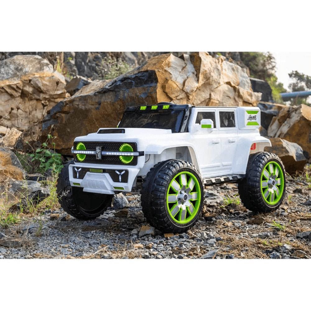 Myts - 12V Electric Rideon Suv Jeep - White