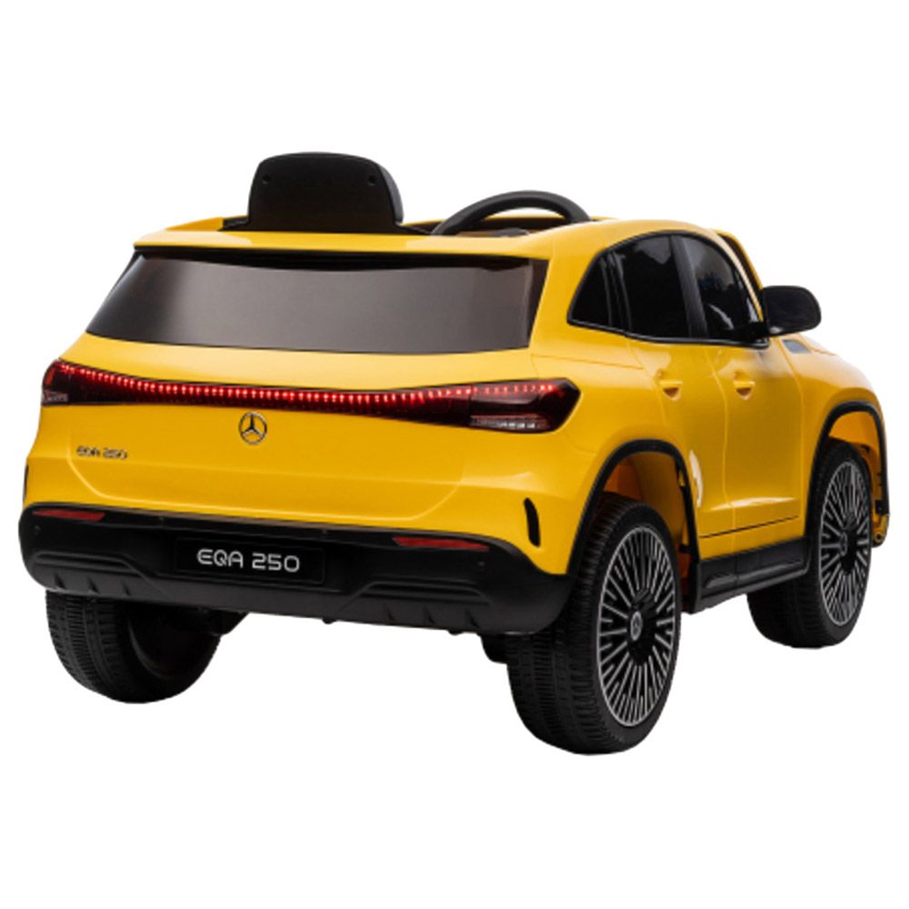 Myts - 12V Licensed Eqa Mercedes Benz Rideon Car - Yellow