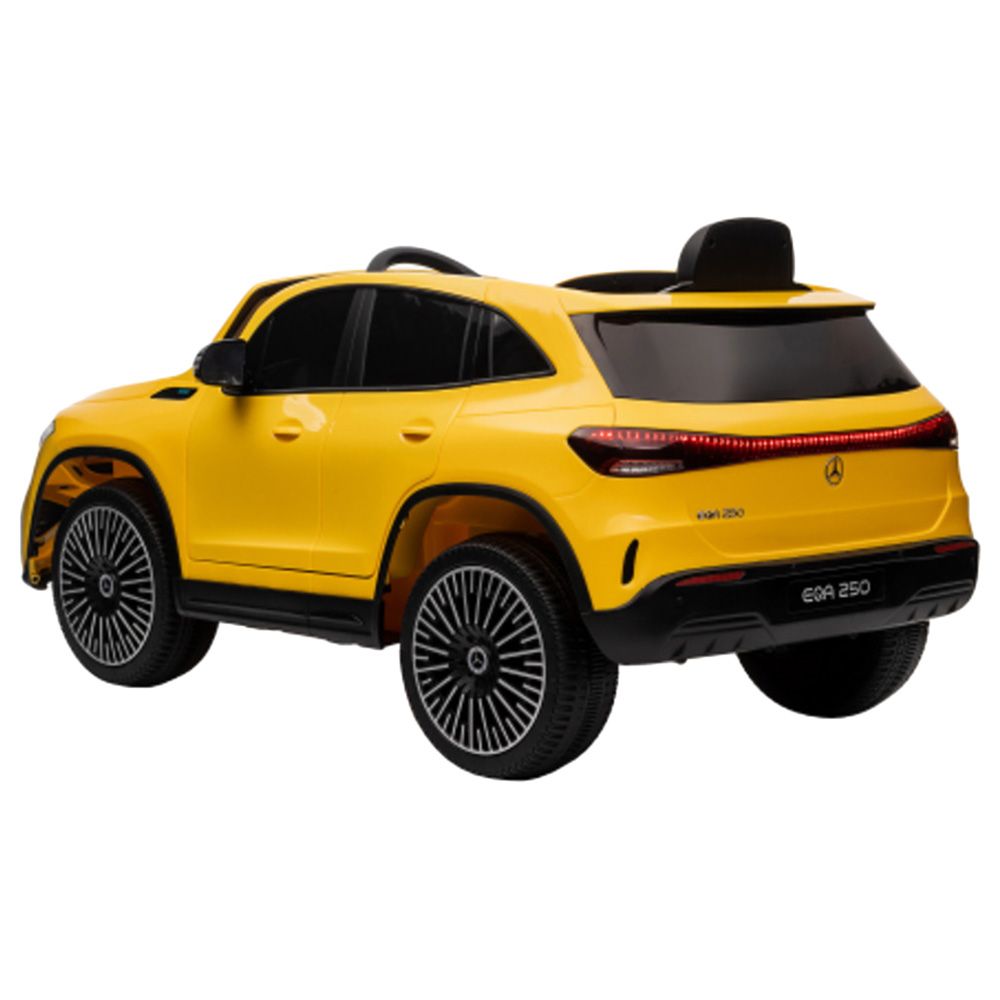 Myts - 12V Licensed Eqa Mercedes Benz Rideon Car - Yellow