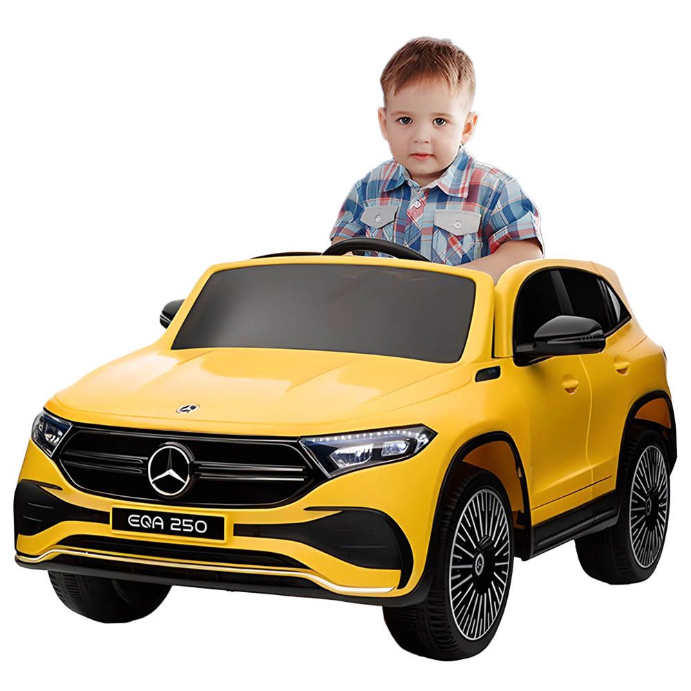 Myts - 12V Licensed Eqa Mercedes Benz Rideon Car - Yellow