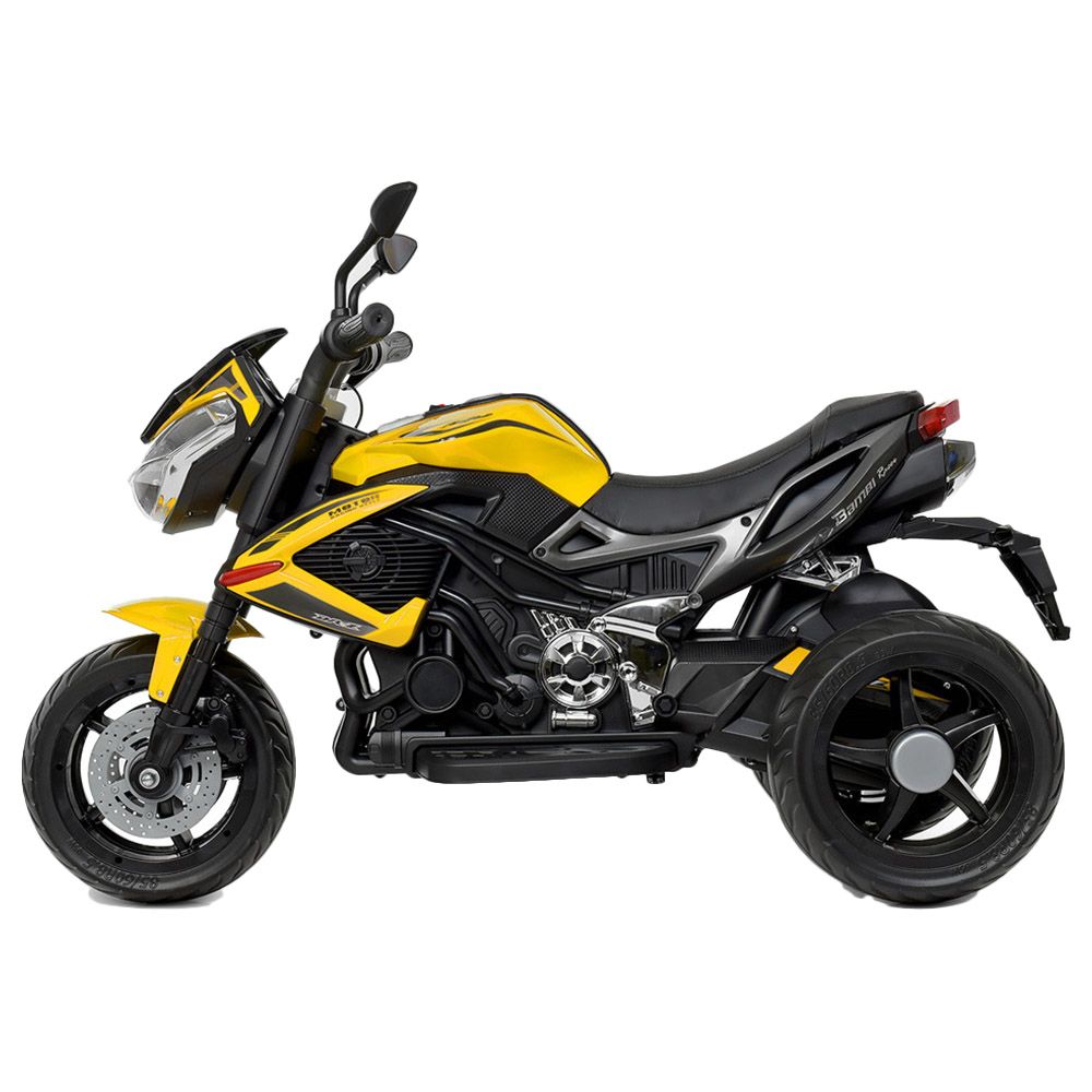 Myts - 6V Kids Electric Motorcycle Rideon - Yellow