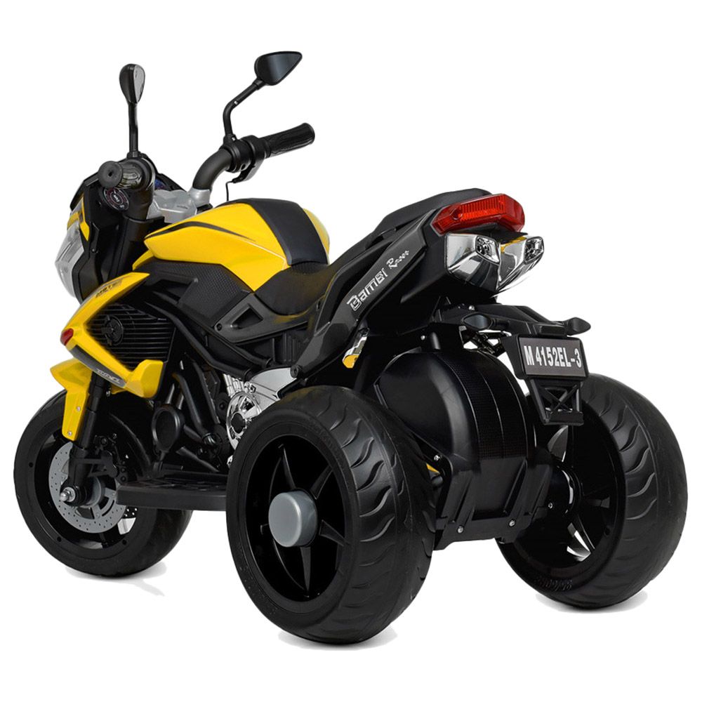 Myts - 6V Kids Electric Motorcycle Rideon - Yellow