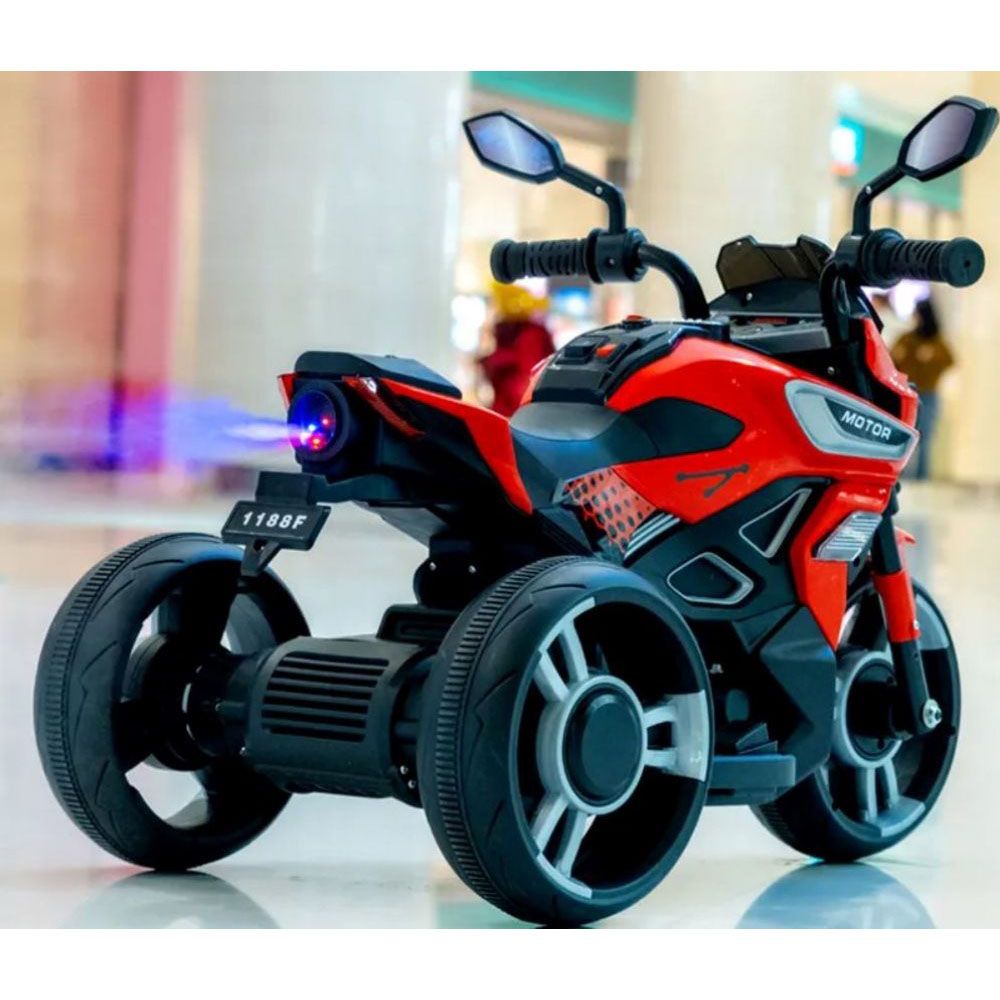 Myts - Electric 3 Wheels Kids Kawaski Style Bike - Red