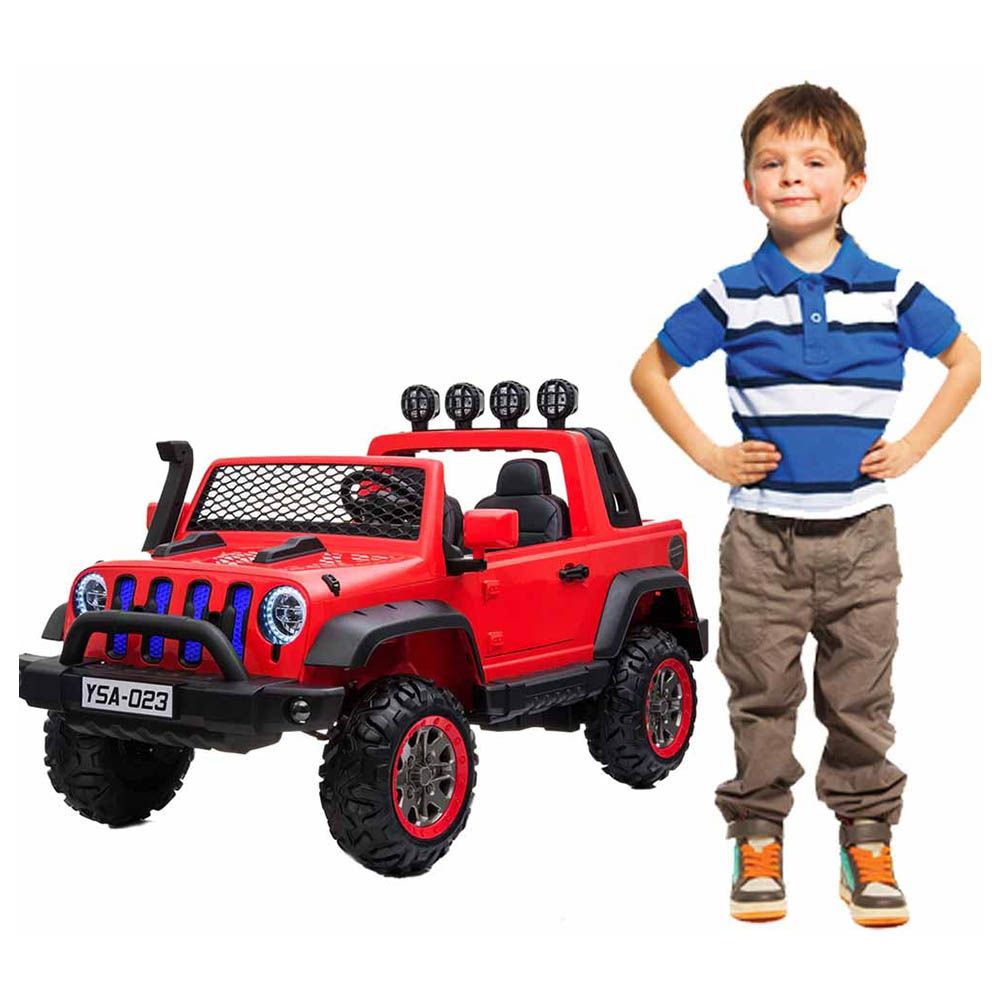 Myts - 12V Rideon Azure Electric Jeep - Red