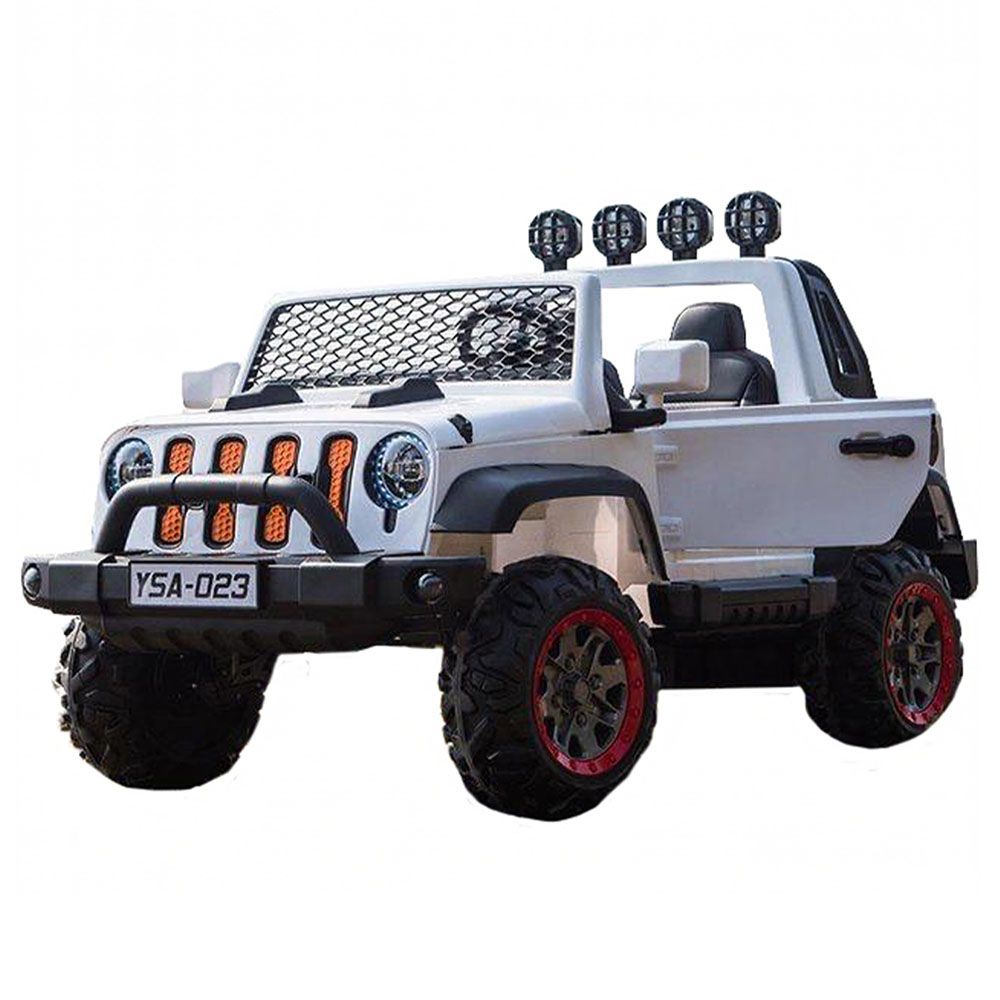 Myts - 12V Rideon Azure Electric Jeep - White