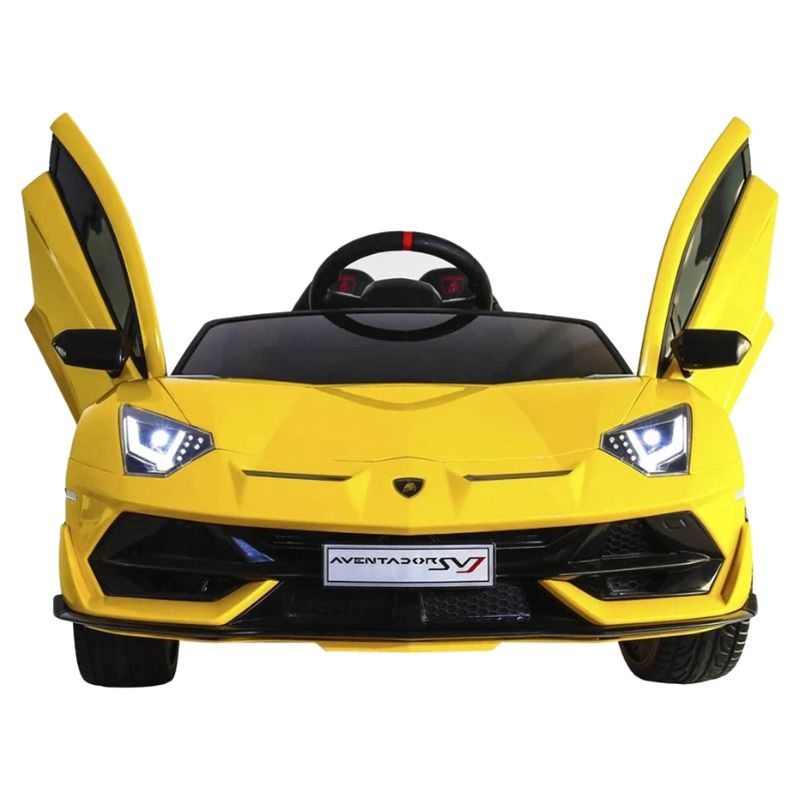 Myts - 24V Lamborghini 2 Seater Aventador Electric Car - Yellow