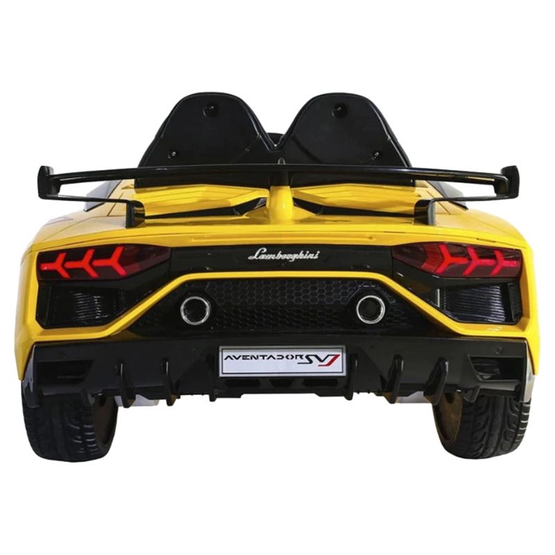 Myts - 24V Lamborghini 2 Seater Aventador Electric Car - Yellow