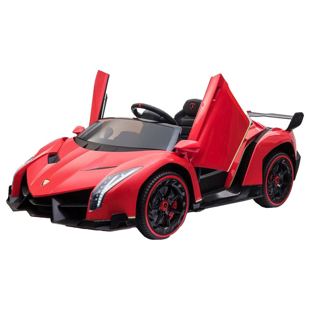 Myts - 12V Lamborghini Veneno 2 Seater Ride On Car - Red