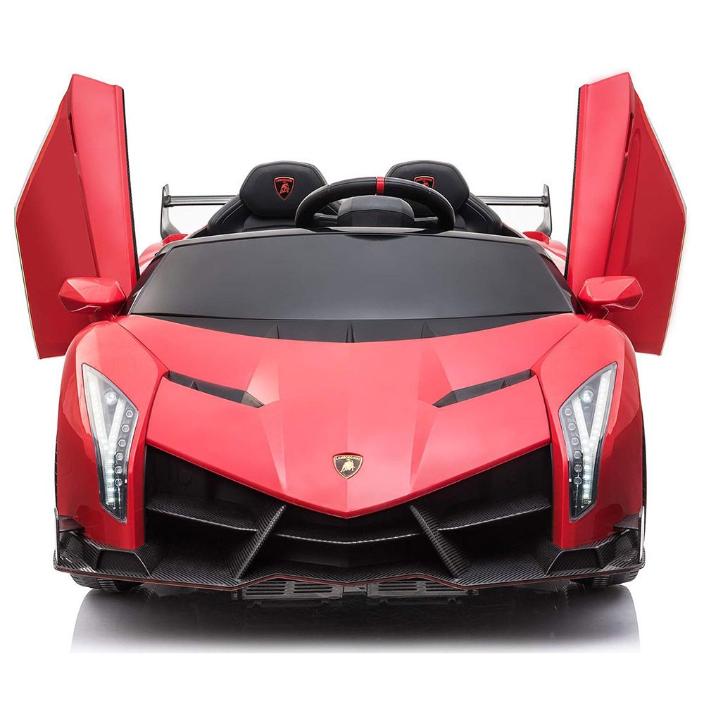 Myts - 12V Lamborghini Veneno 2 Seater Ride On Car - Red