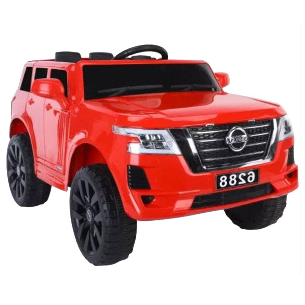 Myts - 12V Super Sport Nissan Patrol Rideon For Kids - Red