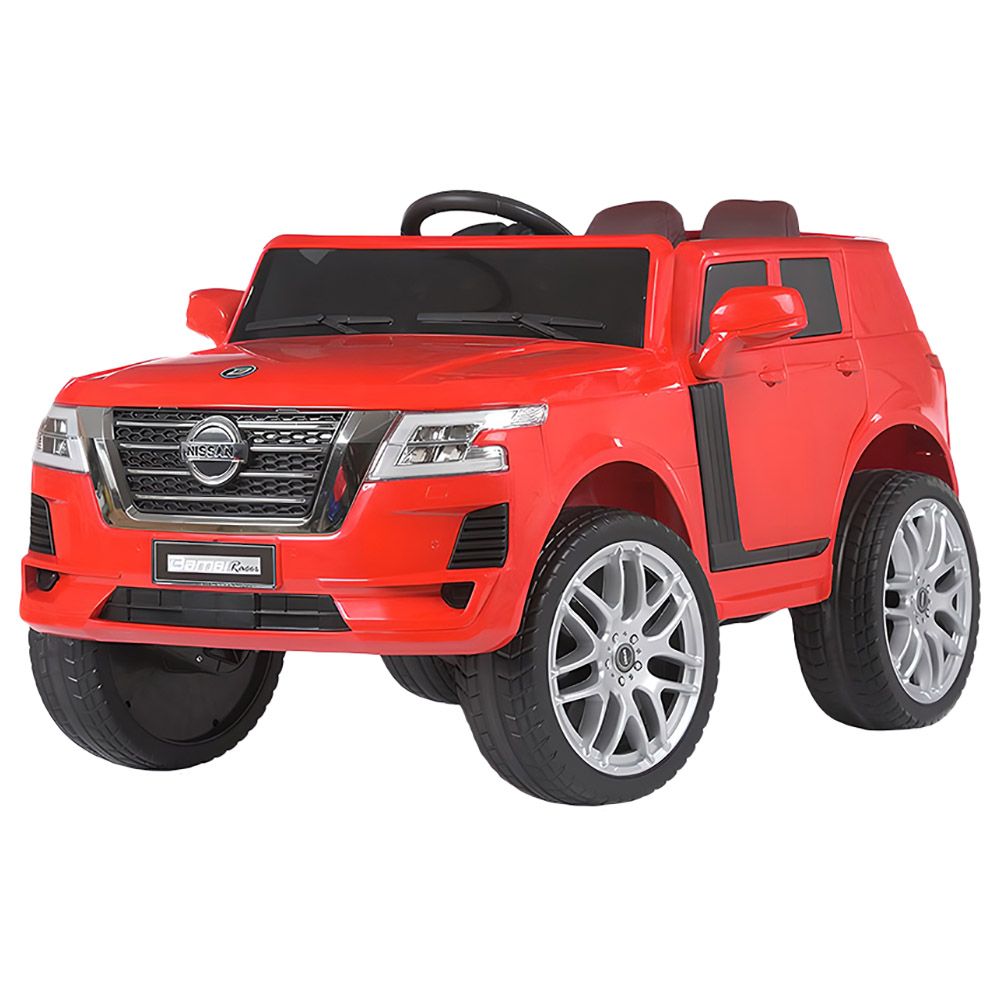 Myts - 12V Super Sport Nissan Patrol Rideon For Kids - Red