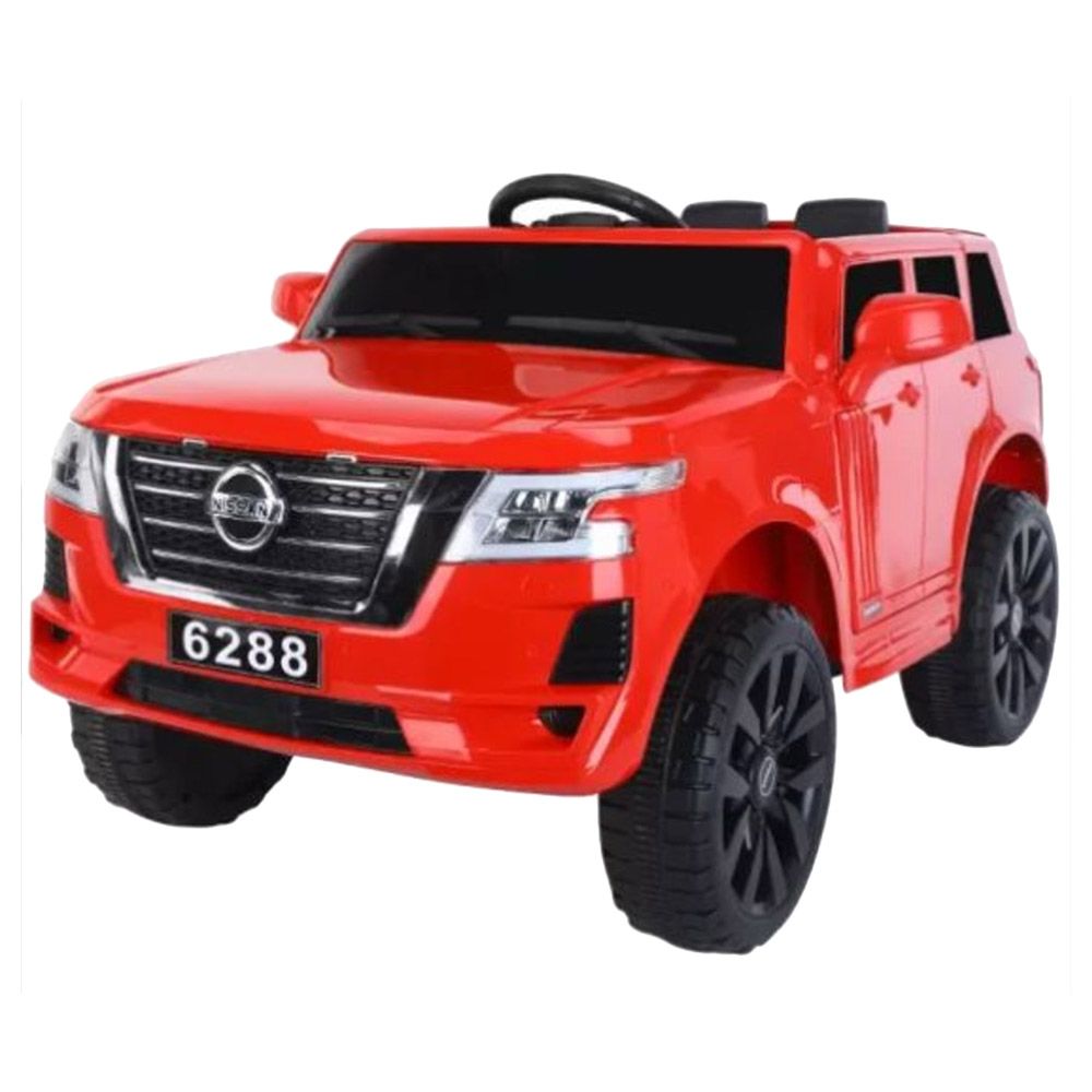 Myts - 12V Super Sport Nissan Patrol Rideon For Kids - Red