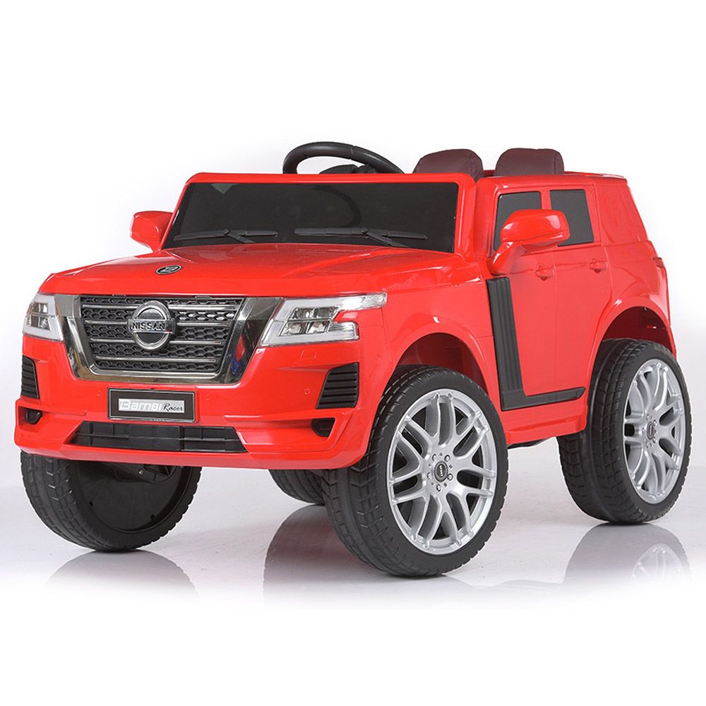 Myts - 12V Super Sport Nissan Patrol Rideon For Kids - Red