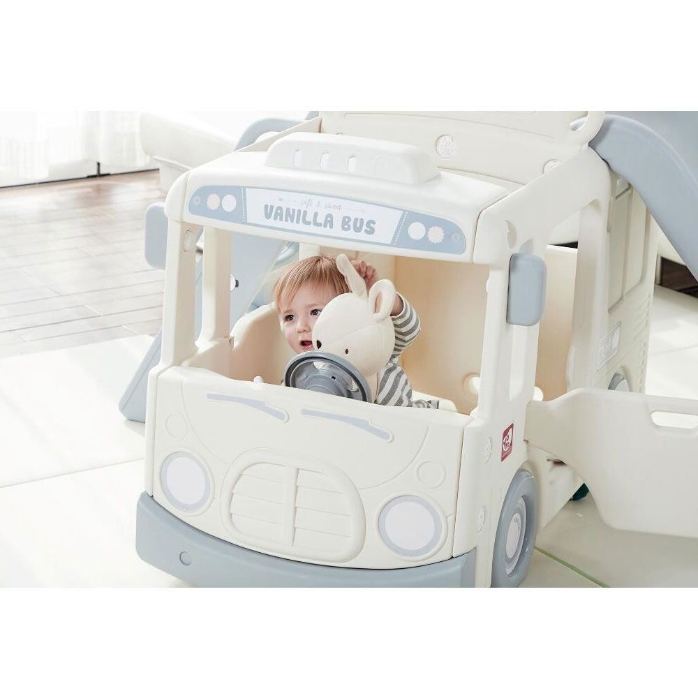 Myts - 3-in-1 Baby Bus Slide - White