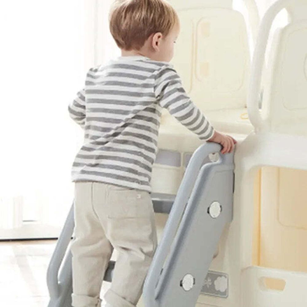 Myts - 3-in-1 Baby Bus Slide - White