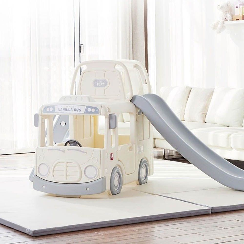 Myts - 3-in-1 Baby Bus Slide - White