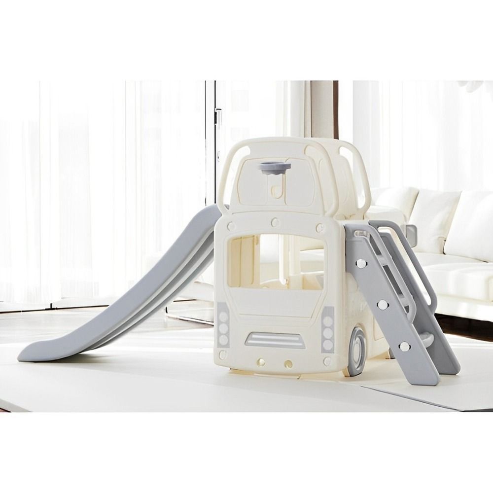 Myts - 3-in-1 Baby Bus Slide - White