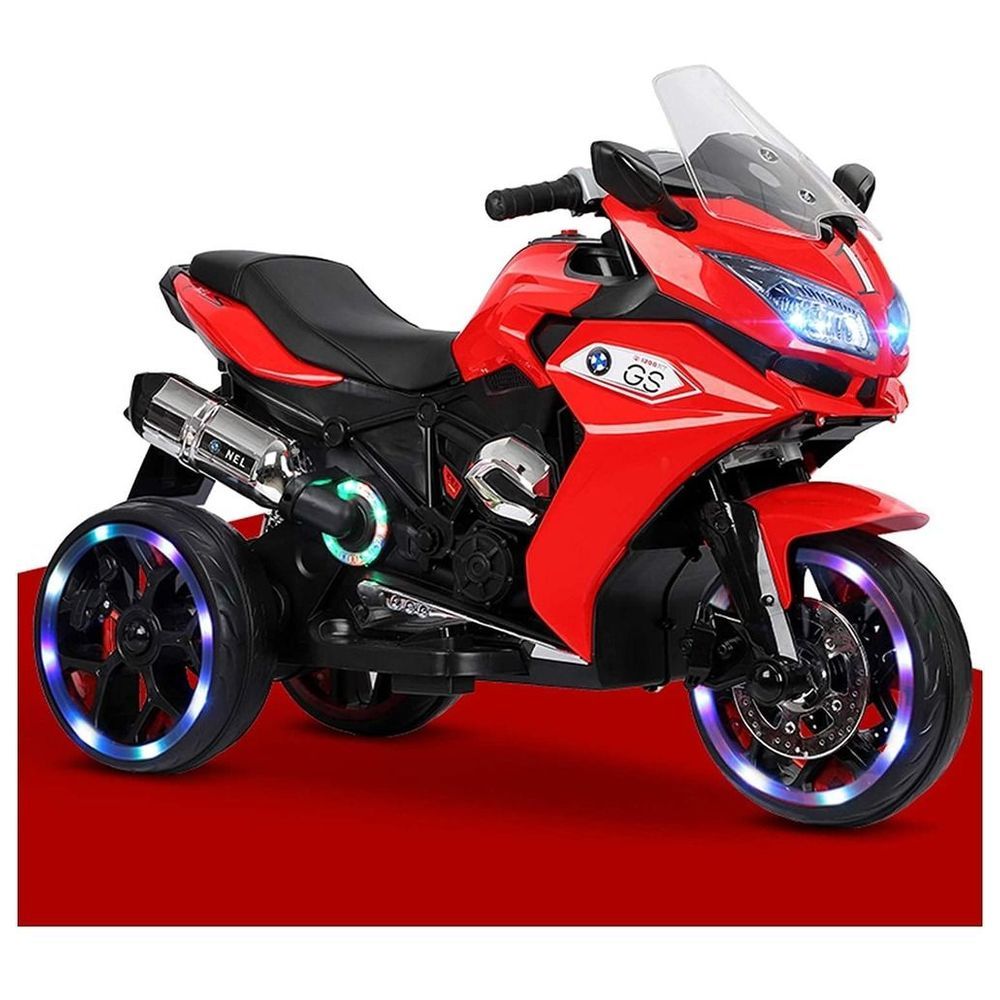 Myts - Electric Motorcycle Ride-On Super Bike - Red - 6 V